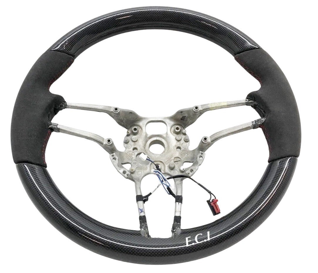 GENUINE OEM Porsche 991 971 Cayman Cayenne Panamera Macan Carbon Steering Wheel