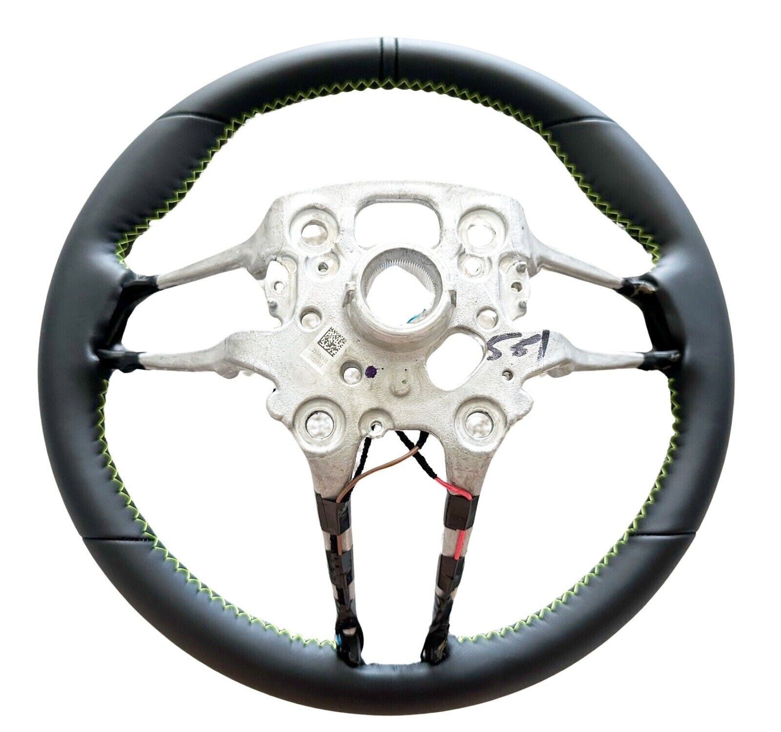 OEM Porsche 992 CARRERA CAYENNE TAYCAN GT SPORT WIDE STEERING WHEEL HEATED GREEN