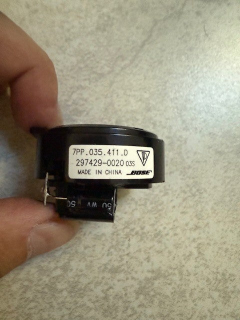 2017 - 2019 PORSCHE 911 FRONT LEFT OR RIGHT BOSE TWEETER SPEAKER 7PP035411D