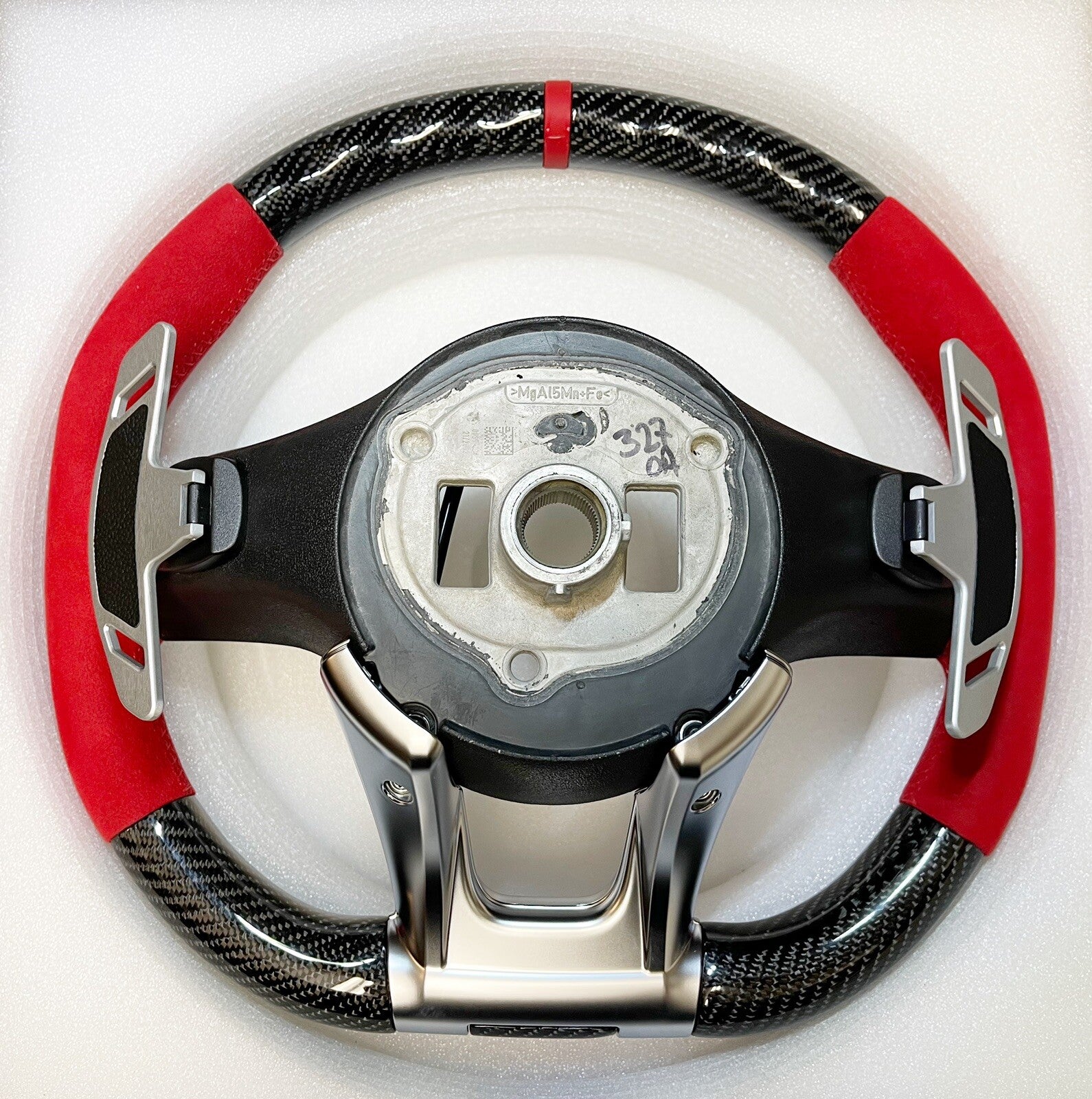 OEM 19~24 MERCEDES AMG G63 C63 E63 GT S63 CLS63 GLC CARBON FIBER STEERING WHEEL