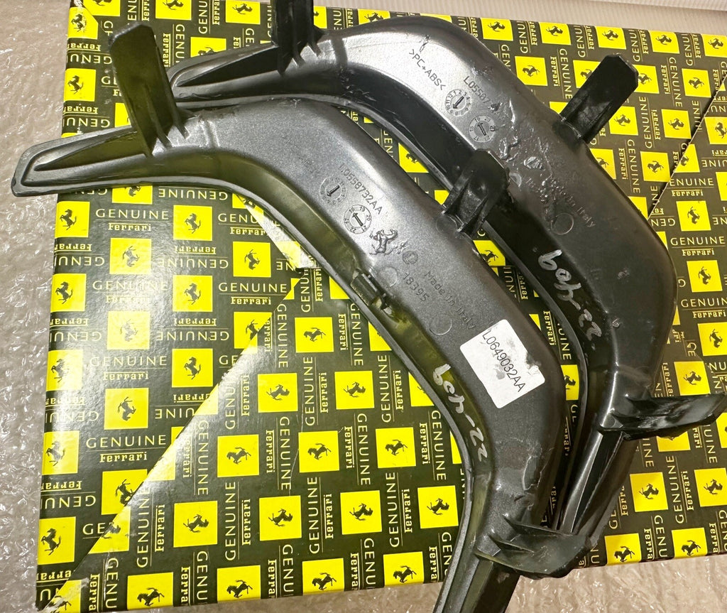 GENUINE OEM Ferrari F164 Portofino Glossy Carbon fiber headrest insert trim