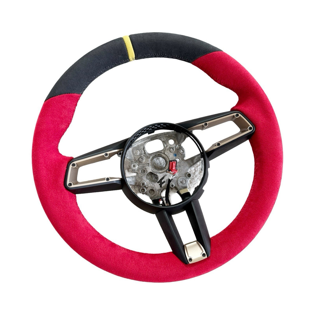 OEM Porsche 992 GT3 CARRERA GTS CAYENNE STEERING WHEEL ALCANTARA BRONZE HEATED