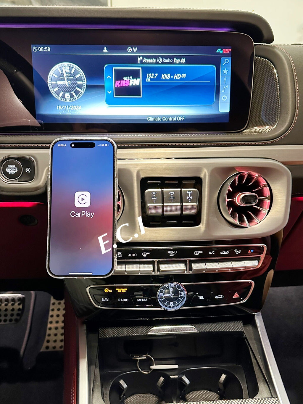USED Phone Holder for Mercedes Benz G550 G63 2019 2020 2021 2022 2023 2024 W463