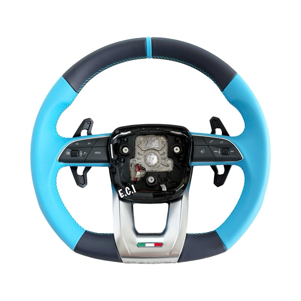 2026 OEM LAMBORGHINI URUS S SE ALCANTARA PERFORMANTE BLUE HEATED STEERING WHEEL