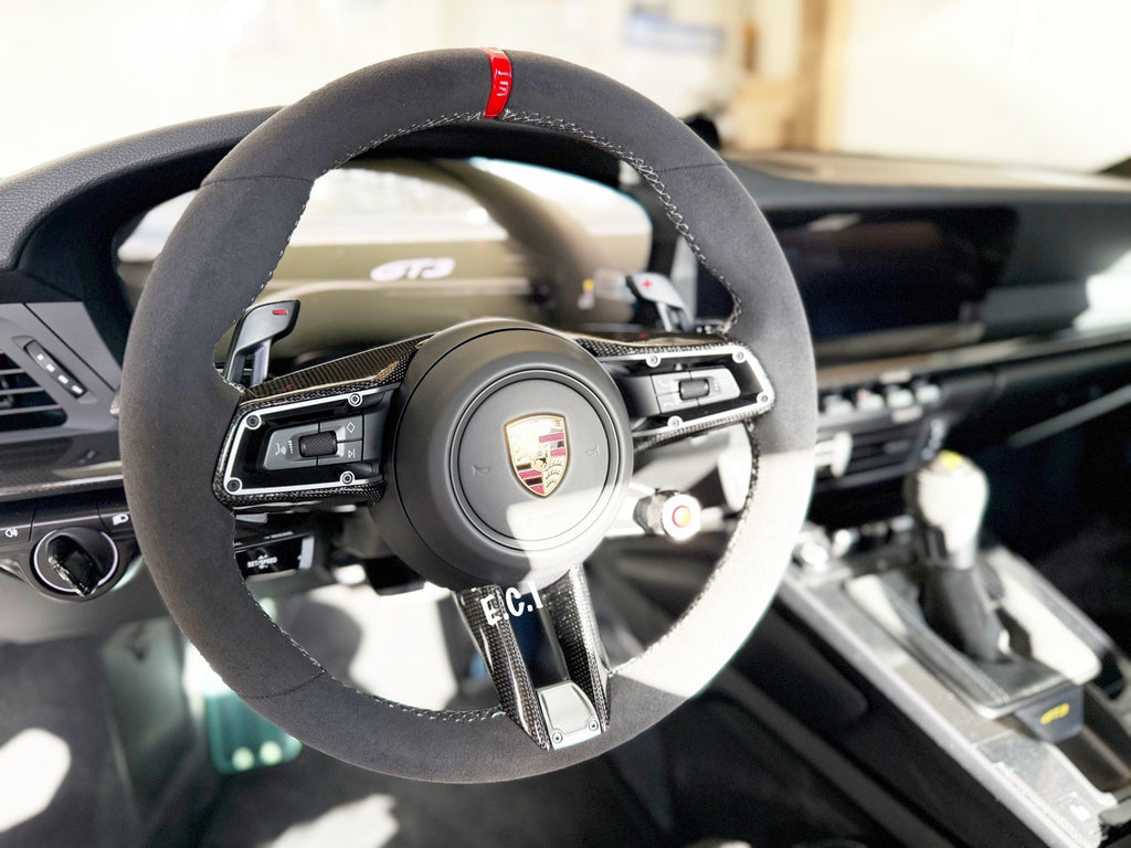 OEM PORSCHE 992 GT3 GT3RS GTS CARRERA T ALCANTARA STEERING WHEEL CARBON FIBER