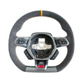 ORA GENUINE OEM LAMBORGHINI HURACAN PERFORMANTE EVO STO ALCANTARA STEERING WHEEL