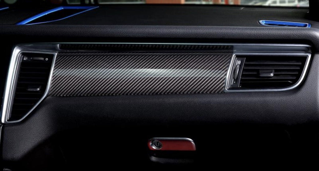 2019-2021 PORSCHE MACAN 95B TURBO FULL CARBON FIBER Dash Interior Trim SET