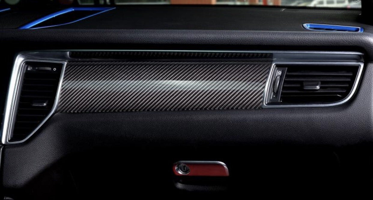 2019-2021 PORSCHE MACAN 95B TURBO FULL CARBON FIBER Dash Interior Trim SET