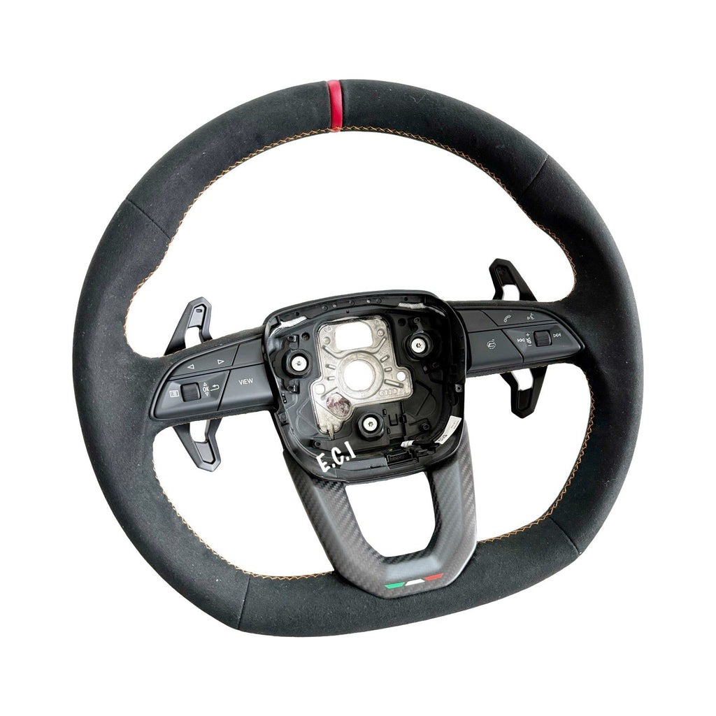2027 OEM LAMBORGHINI URUS SE ALCANTARA CARBON PERFORMANTE  STEERING WHEEL ORANGE