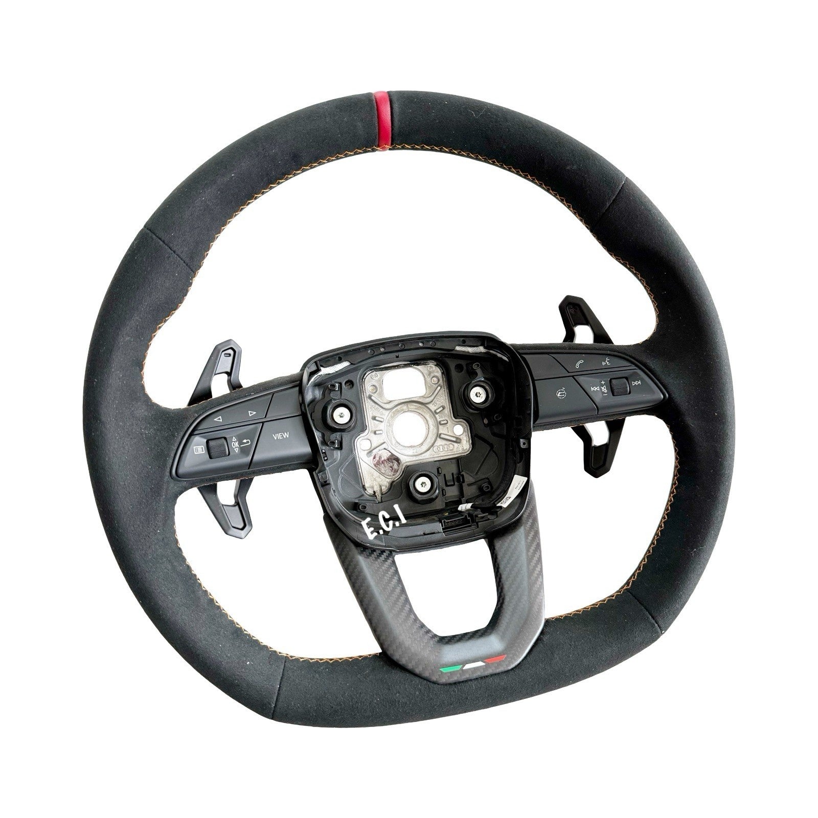 2027 OEM LAMBORGHINI URUS SE ALCANTARA CARBON PERFORMANTE  STEERING WHEEL ORANGE