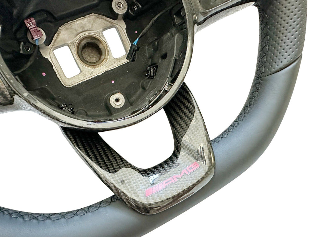 OEM MERCEDES G63 S63 E63 C63 CLS63 GT63 GLS63 GLE63 LEATHER AMG STEERING WHEEL