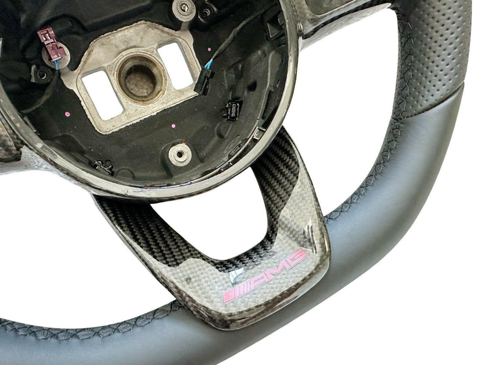 OEM MERCEDES G63 S63 E63 C63 CLS63 GT63 GLS63 GLE63 LEATHER AMG STEERING WHEEL