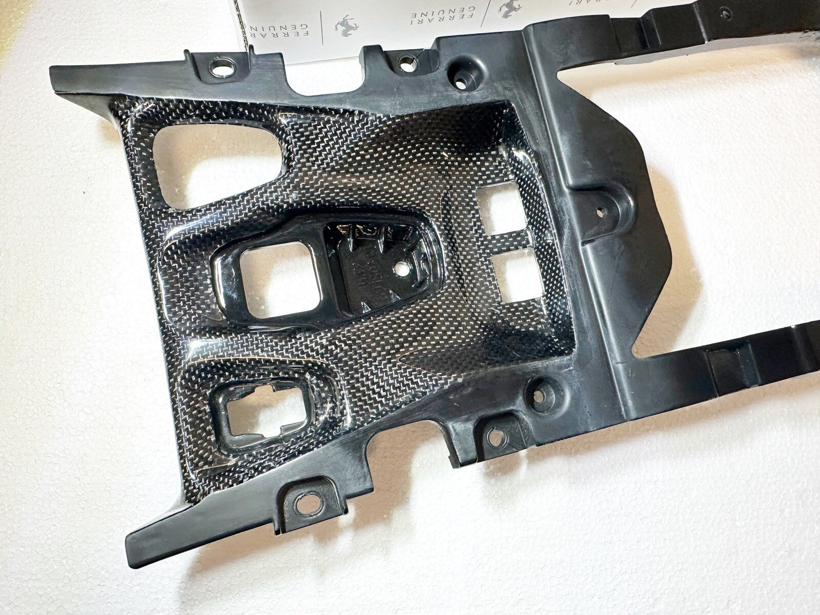 OEM Ferrari F164 Portofino M Carbon Fiber Center Console Bridge Panel 754627