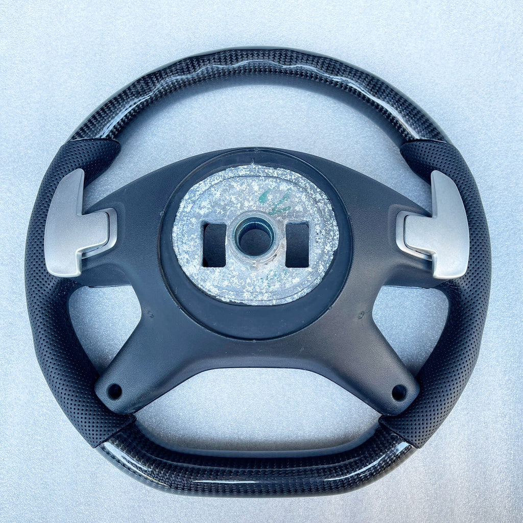 OEM MERCEDES AMG 13~18 G65 G63 ML63 GL63 G550 BLACK CARBON FIBER STEERING WHEEL