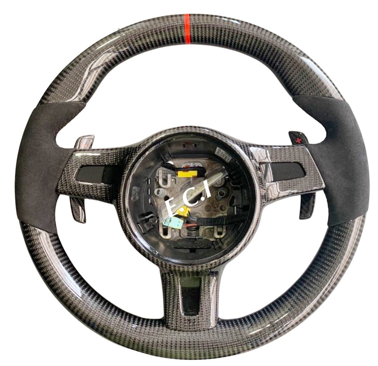 OEM PORSCHE 991 CAYENNE 970 PANAMERA BOXSTER CAYMAN CARBON FIBER STEERING WHEEL