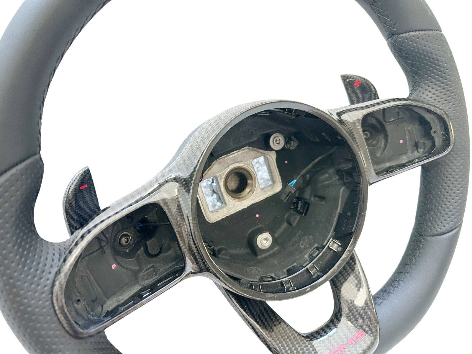 OEM MERCEDES G63 S63 E63 C63 CLS63 GT63 GLS63 GLE63 LEATHER AMG STEERING WHEEL