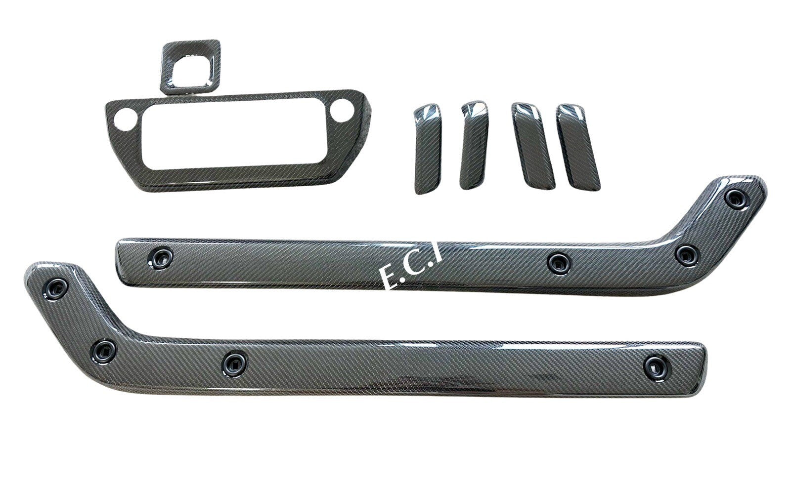 Land Rover Defender L663 90 110 V8 REAL Carbon Fiber Interior Dash Console Set