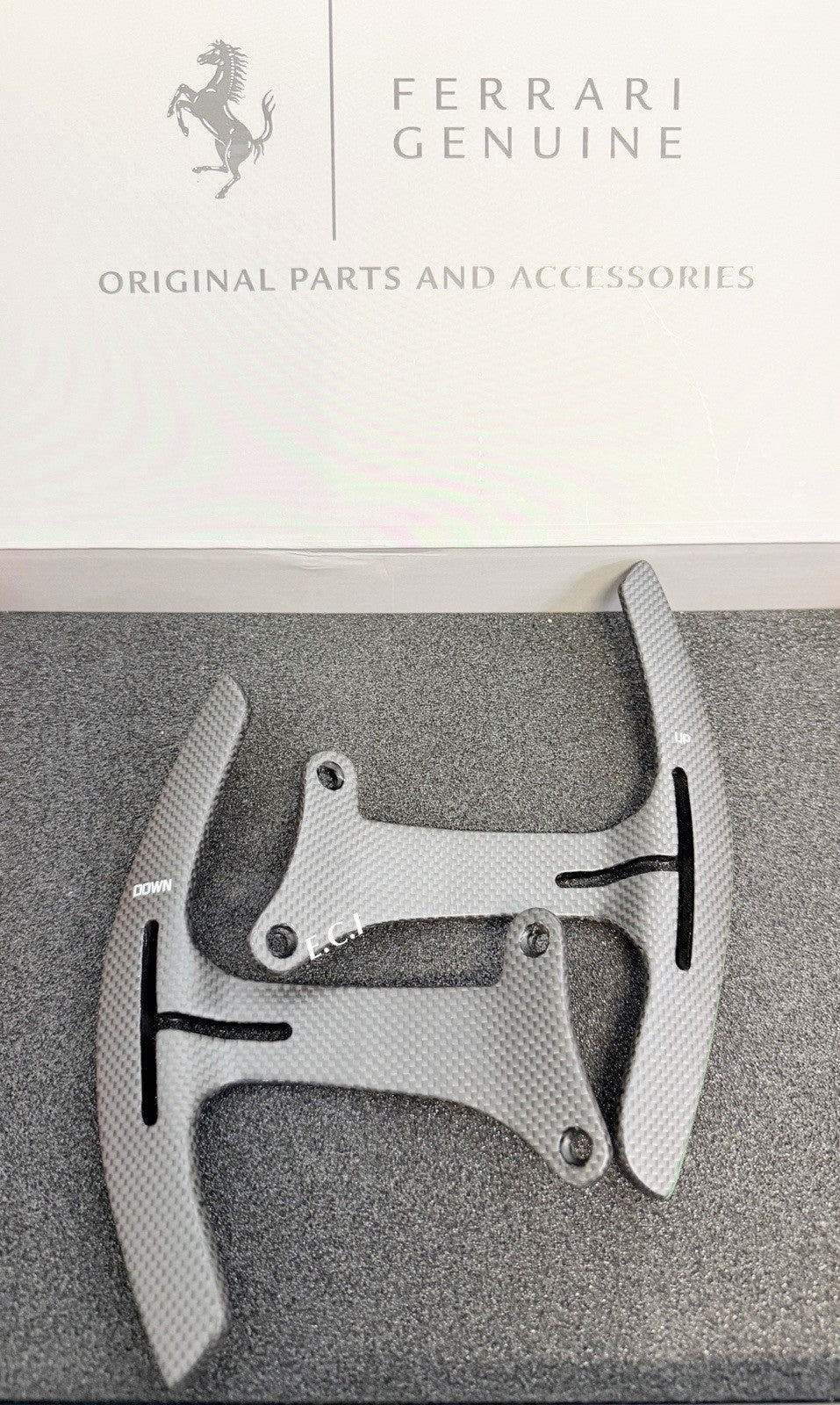 OEM Ferrari 488 F8 GTB Pista Spider Carbon Fiber  F1 Longer Paddle shifter Set