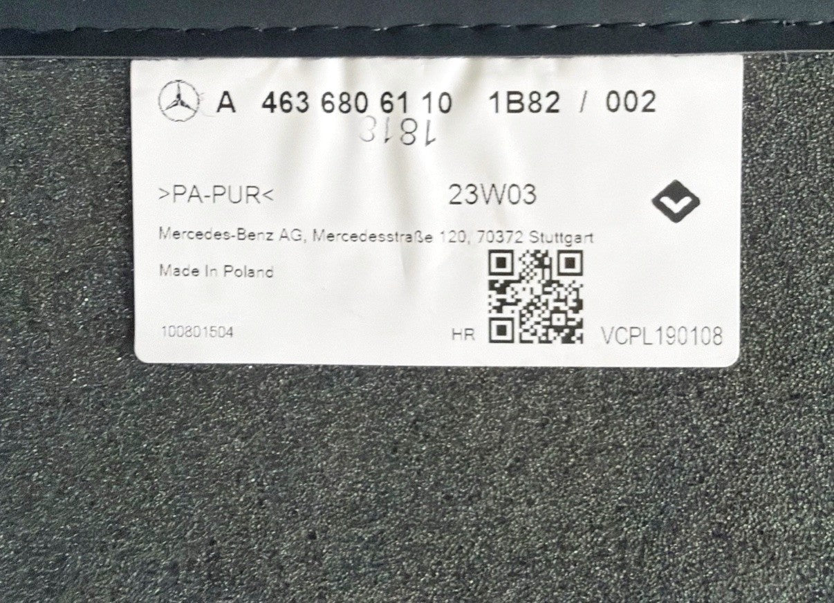 OEM AMG Mercedes Benz Floor Mats G Class W465 W463A G63 G550 Black Carpet New