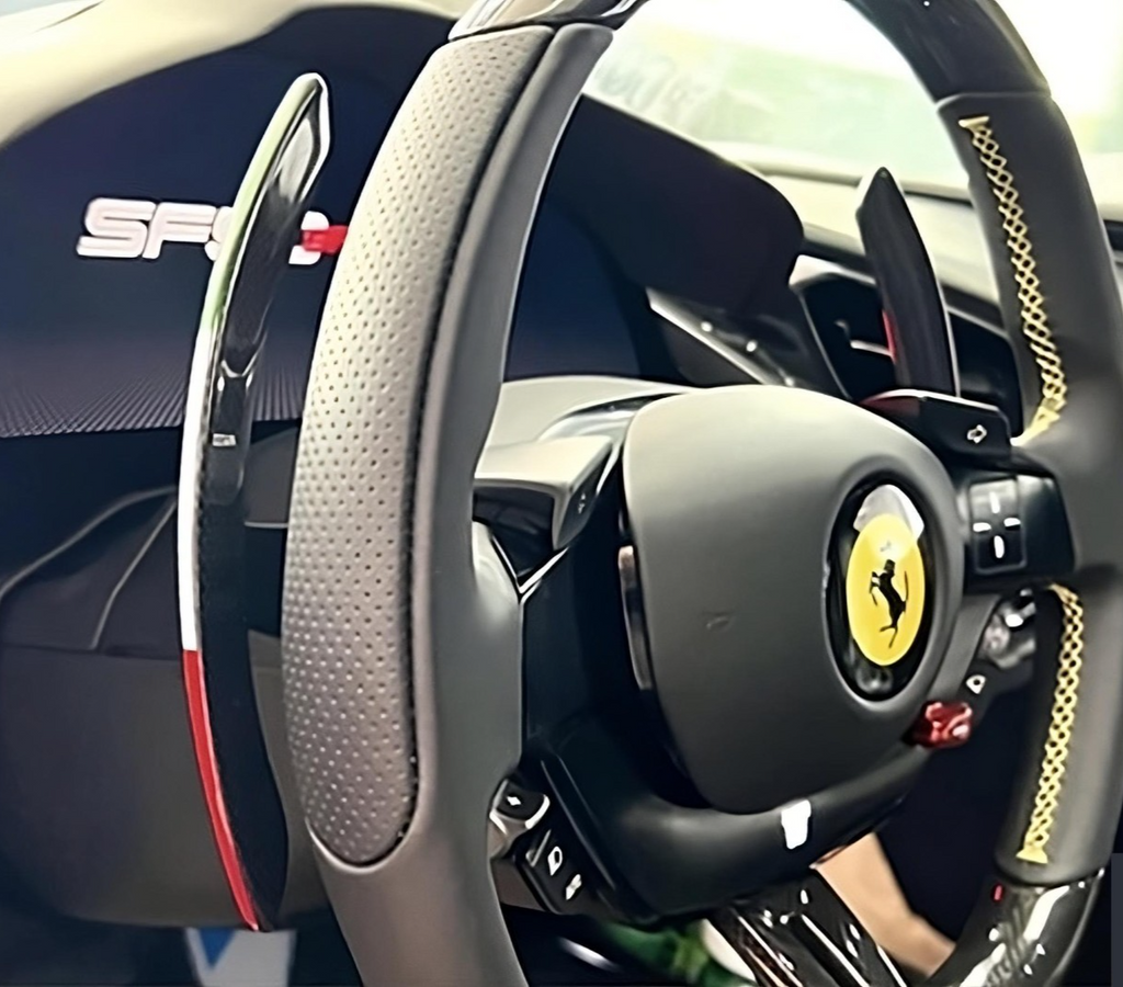 OEM Ferrari 488 F164 Portofino 812 GTC Carbon Fiber  F1 Long Paddle shifter Set