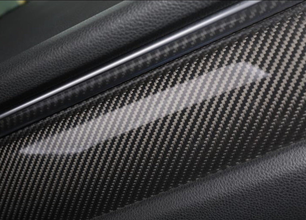 2019-2021 PORSCHE MACAN 95B TURBO FULL CARBON FIBER Dash Interior Trim SET