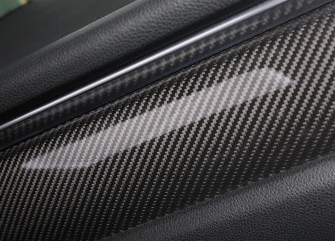 2019-2021 PORSCHE MACAN 95B TURBO FULL CARBON FIBER Dash Interior Trim SET