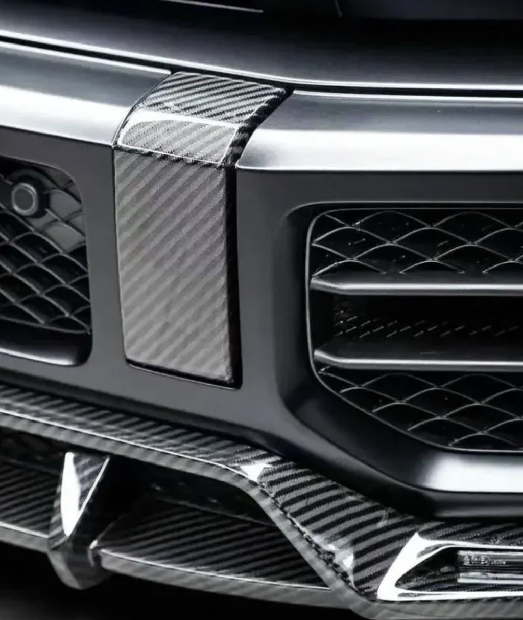 $395 Mercedes 2019~2024 G63 AMG Front Bumper Lip Carbon Fiber W463A