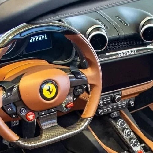 OEM Ferrari Portofino M Center Middle Navigation Radio U Dash CARBON FIBER Panel