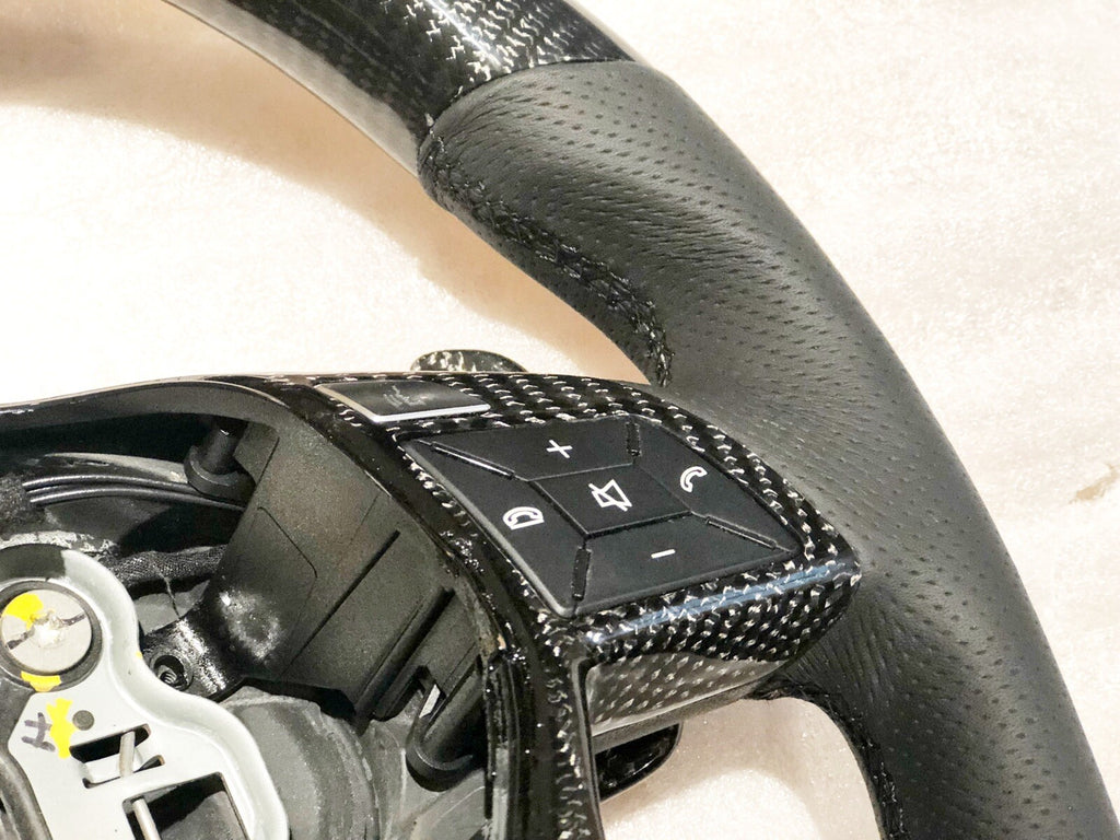 OEM MERCEDES AMG 13~18 G65 G63 ML63 GL63 G550 BLACK CARBON FIBER STEERING WHEEL