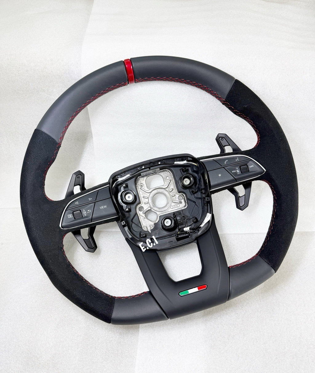 GENUINE LAMBORGHINI URUS S SE PERFORMANTE  ALCANTARA STEERING WHEEL RED STITCH