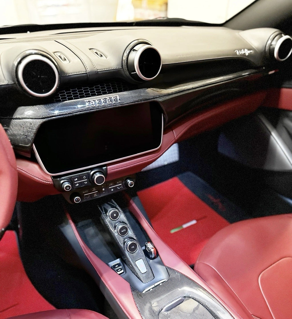 OEM Ferrari Portofino Center Middle Navigation Radio U Dash CARBON FIBER Panel