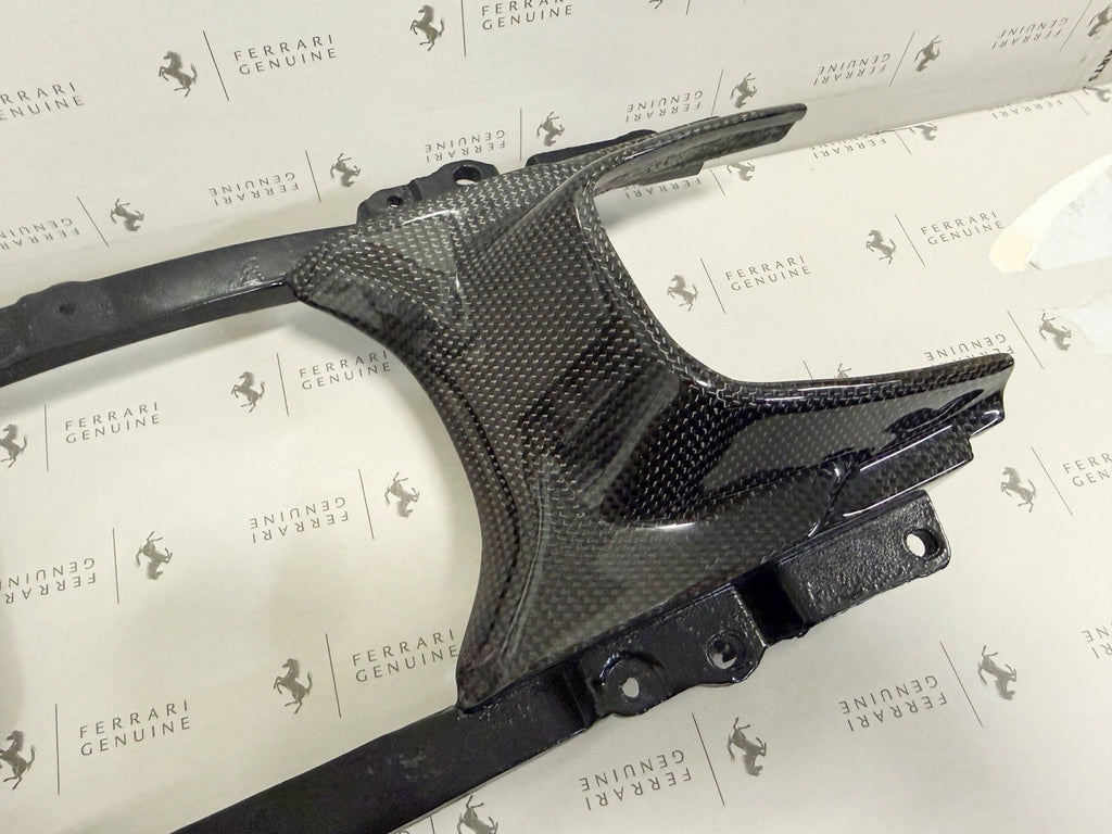 OEM Ferrari F164 Portofino M Carbon Fiber Center Upper Cup Holder +  Console Set