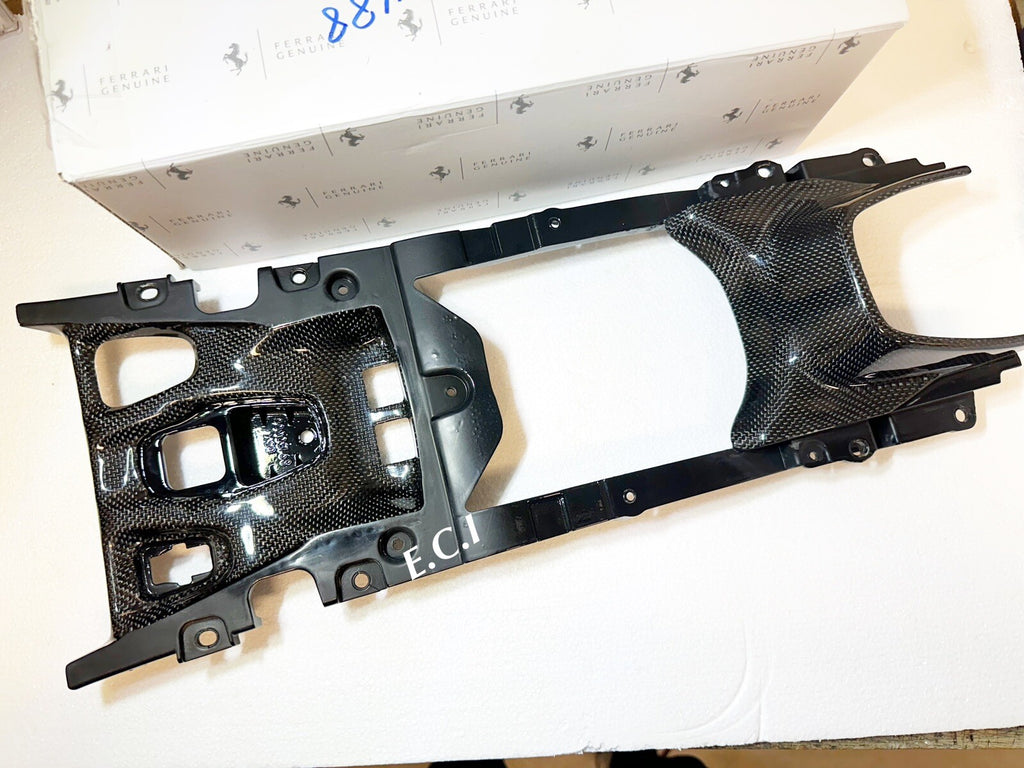 OEM Ferrari F164 Portofino M Carbon Fiber Center Console Bridge Panel 754627