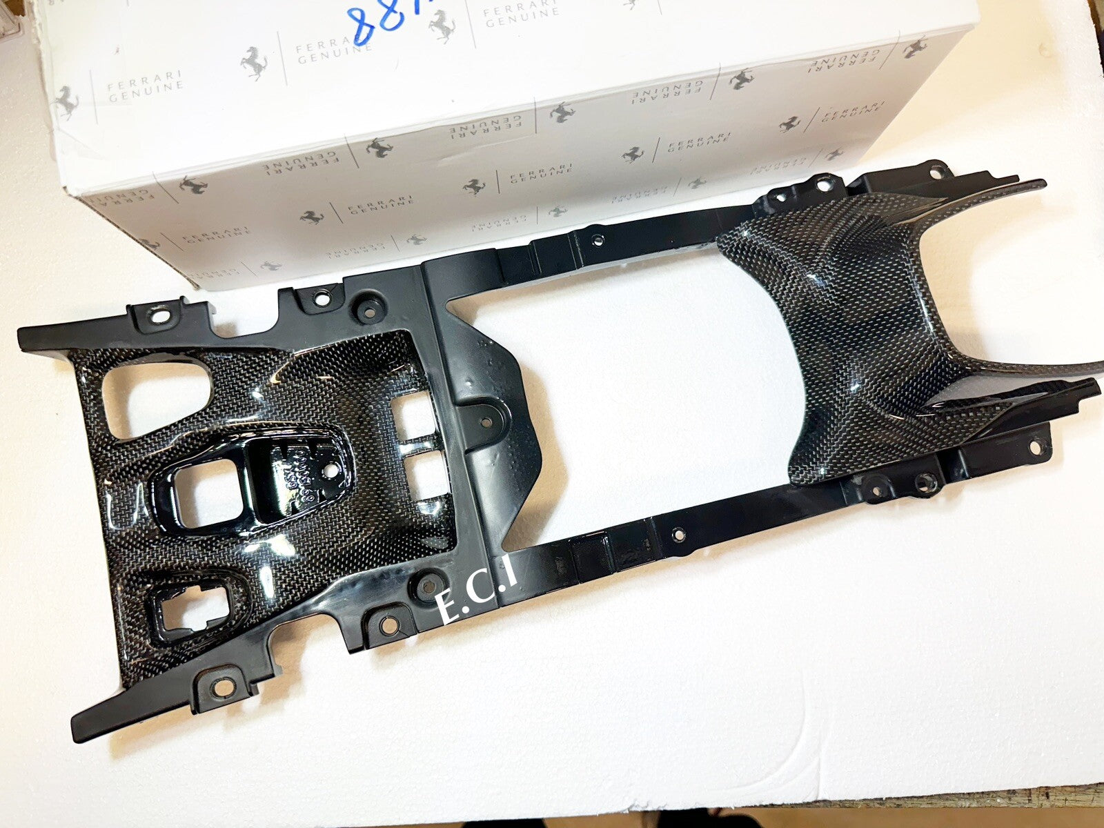 OEM Ferrari F164 Portofino M Carbon Fiber Center Console Bridge Panel 754627