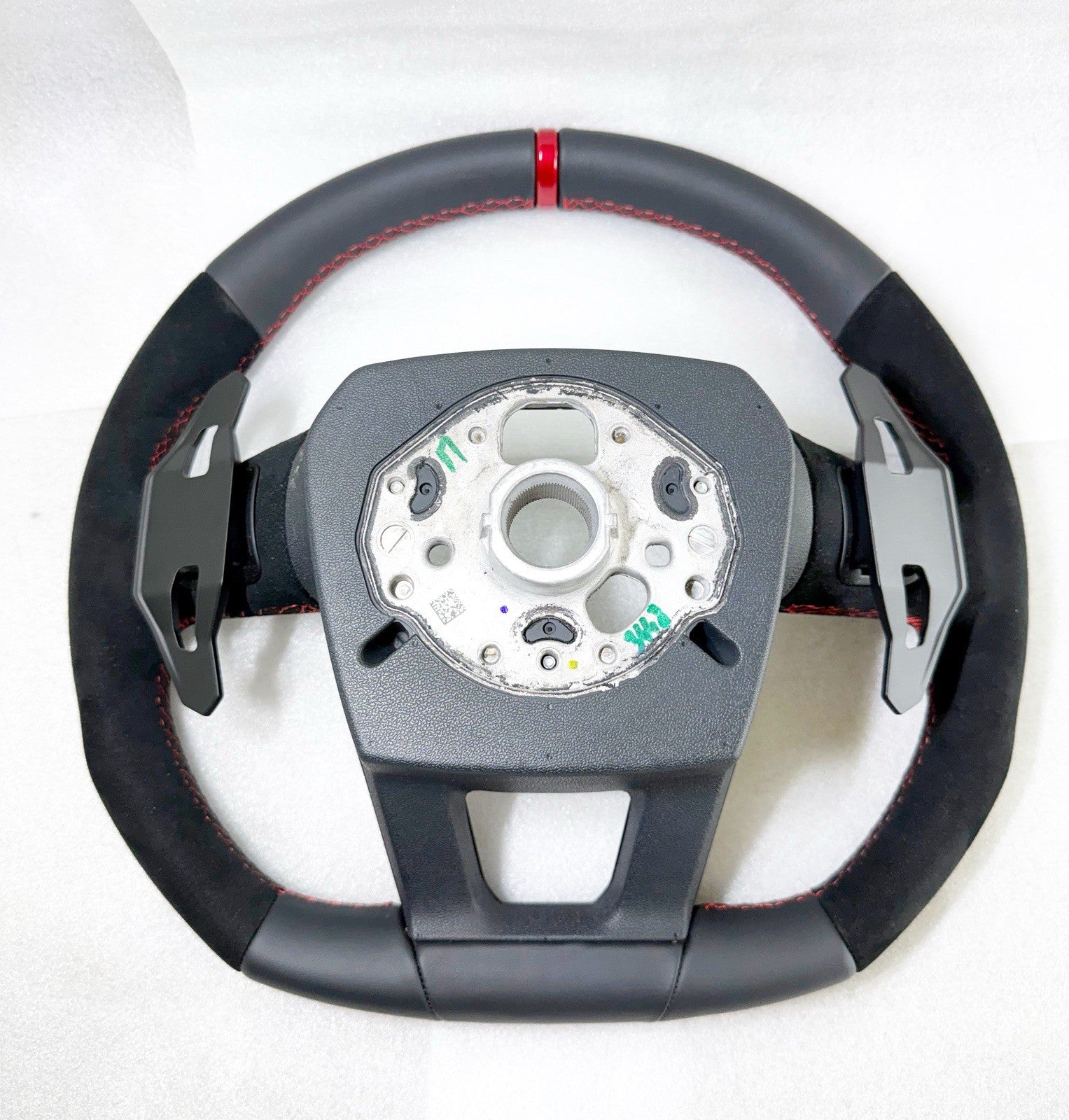 GENUINE LAMBORGHINI URUS S SE PERFORMANTE  ALCANTARA STEERING WHEEL RED STITCH