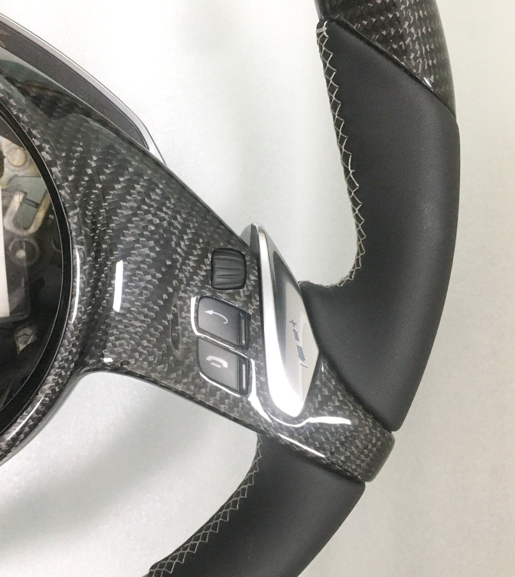 OEM PORSCHE 991 CAYENNE 970 PANAMERA BOXSTER CAYMAN CARBON FIBER STEERING WHEEL