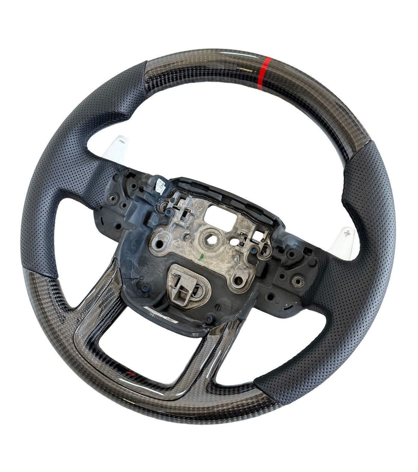 2013~2022 OEM RANGE ROVER SPORT SVR SUPERCHARGED CARBON FIBER STEERING WHEEL 494