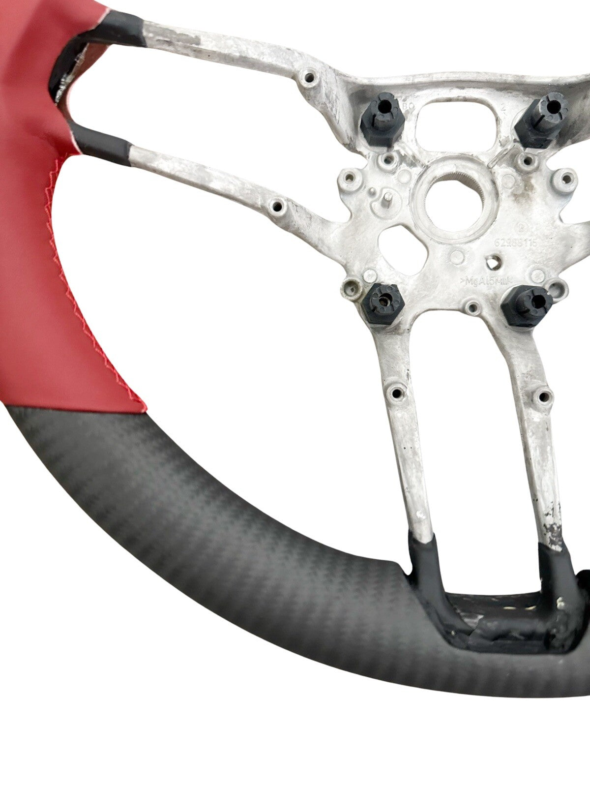 OEM Porsche 992 CARRERA TAYCAN Cayennne CARBON FIBER Bordeaux Red Steering Wheel