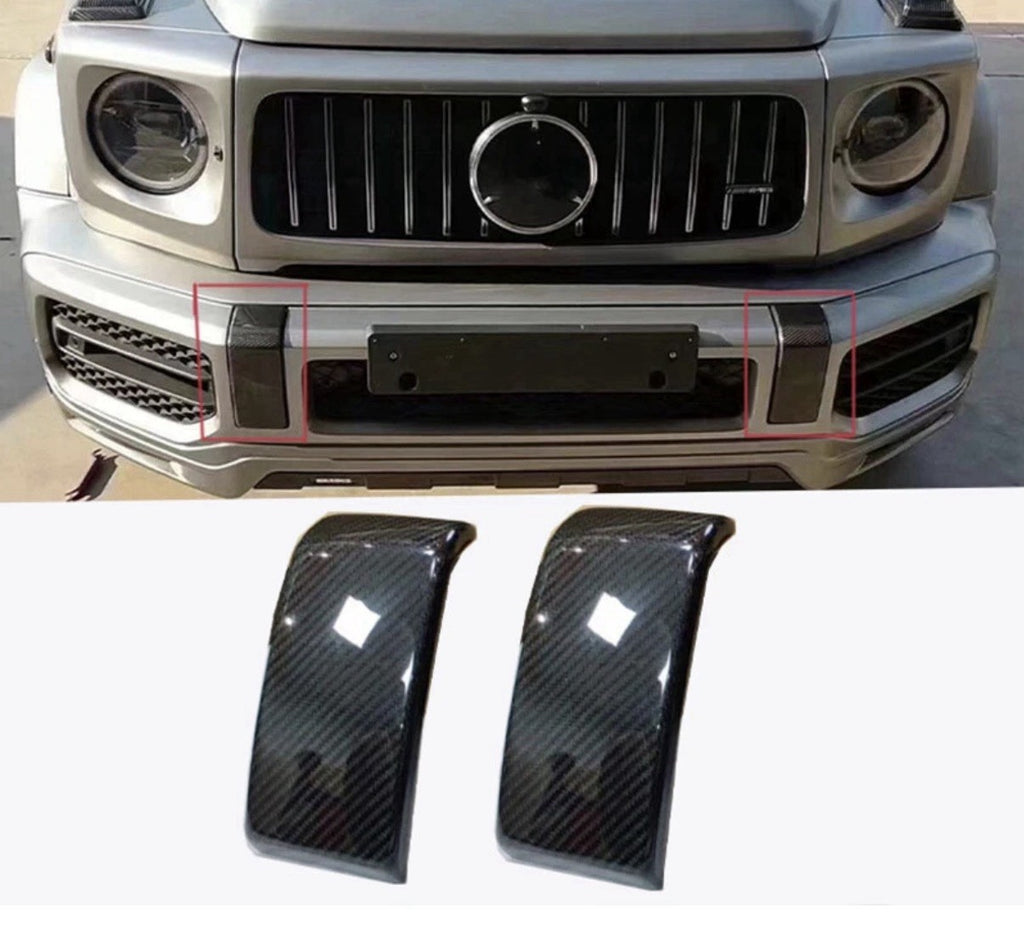 $395 Mercedes 2019~2024 G63 AMG Front Bumper Lip Carbon Fiber W463A