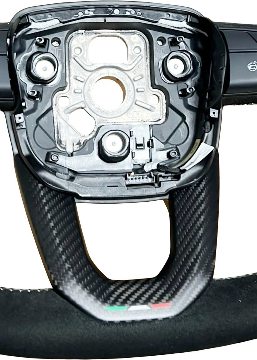 2027 OEM LAMBORGHINI URUS SE ALCANTARA X CARBON PERFORMANTE STEERING WHEEL WHITE