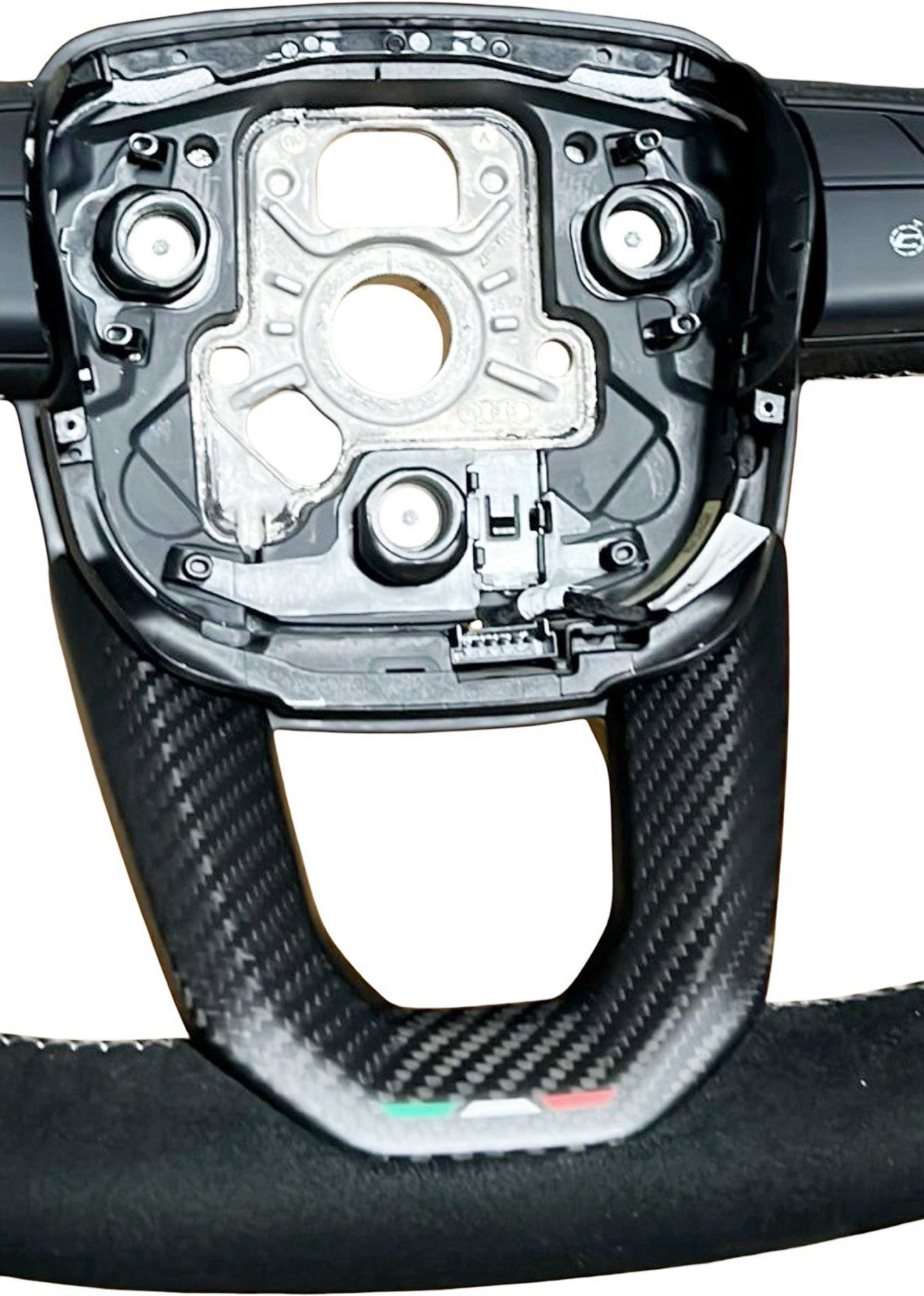 2027 OEM LAMBORGHINI URUS SE ALCANTARA X CARBON PERFORMANTE STEERING WHEEL WHITE