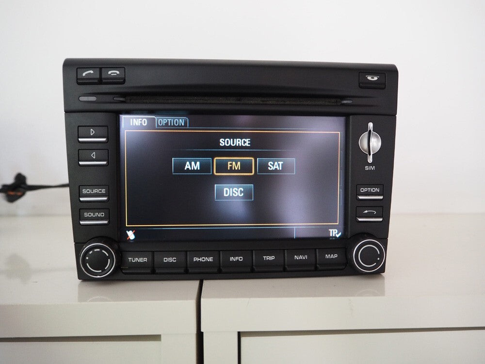 09-12 OEM 997 Porsche 911 CARRERA CAYMAN BOXSTER PCM3 Navigation Radio XM 6 DISC