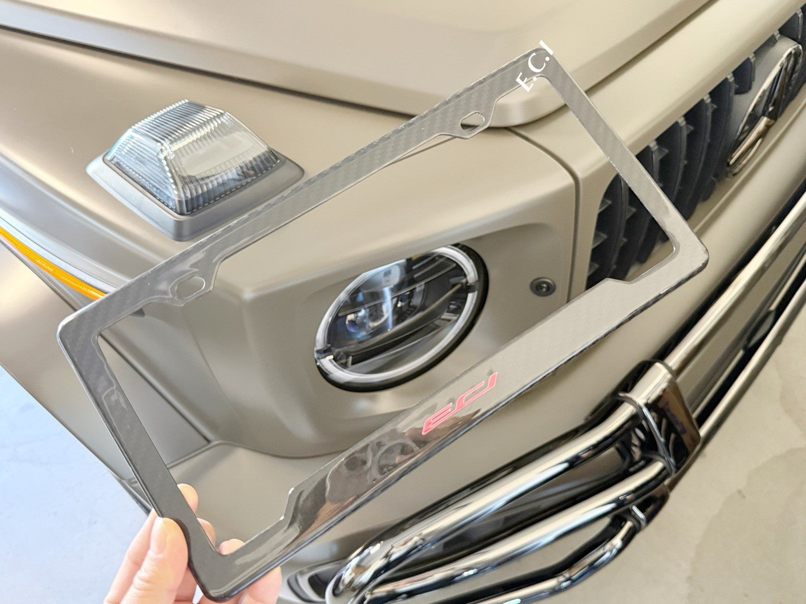 REAL CARBON FIBER LICENSE PLATE MERCEDES G63 GT63 S63 PORSCHE GT3 GT3RS GT4RS