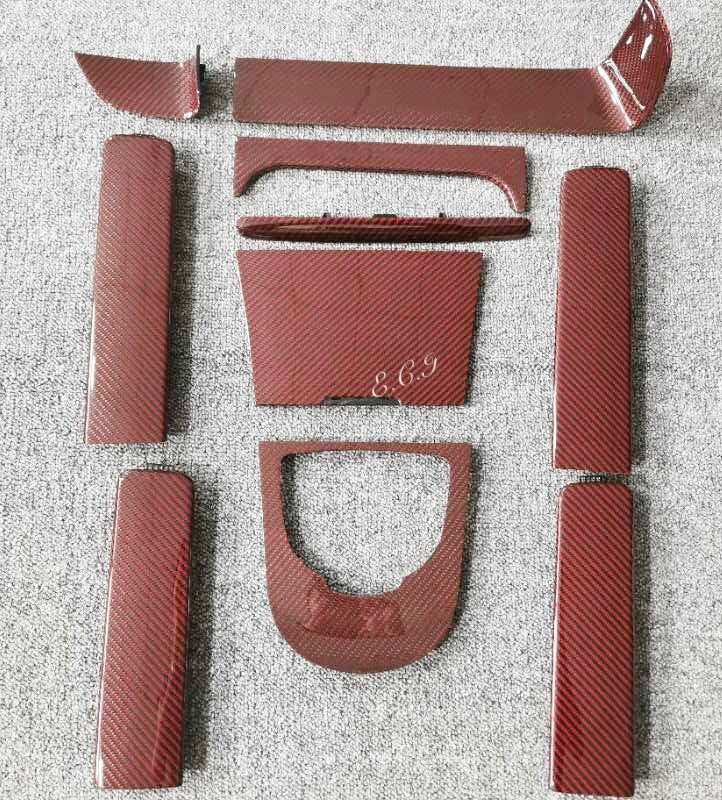 2019 2020 MERCEDES W464 G550 G63 RED CARBON FIBER DASH INTERIOR DASH TRIM PANEL