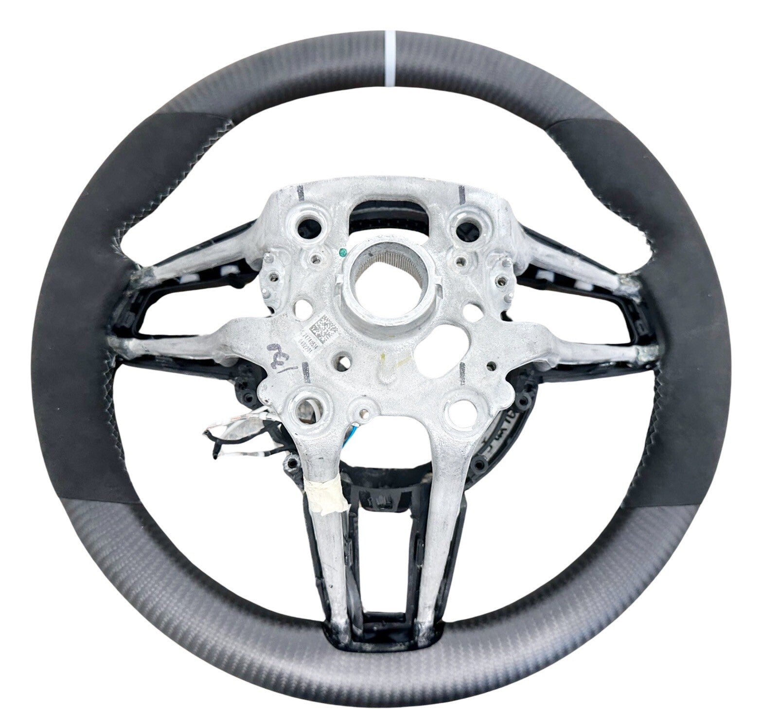 OEM Porsche 992 CARRERA GT3 GT3RS TAYCAN HEAT CARBON FIBER CHALK STEERING WHEEL