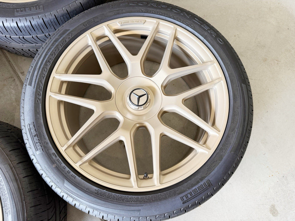 2025 OEM MERCEDES AMG G63 G550 RIMS 22 INCH WHEELS TIRES 13~25 A4634012000 W TPM