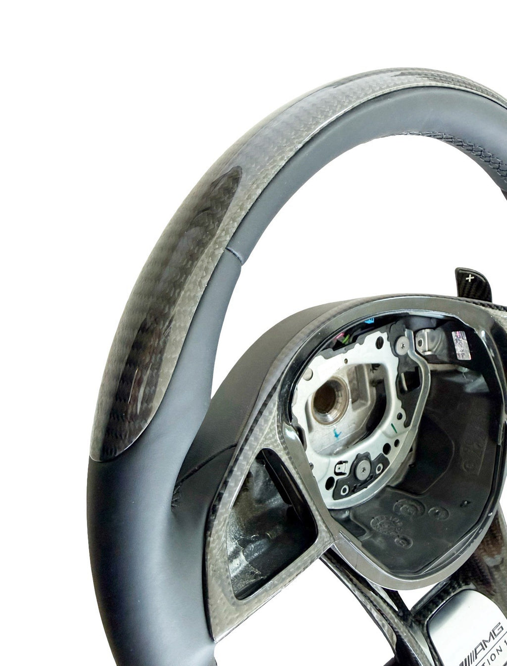 GENUINE MERCEDES CLS63 C63 S63 GLE63 GLS63 CLA45 E63 CARBON FIBER STEERING WHEEL