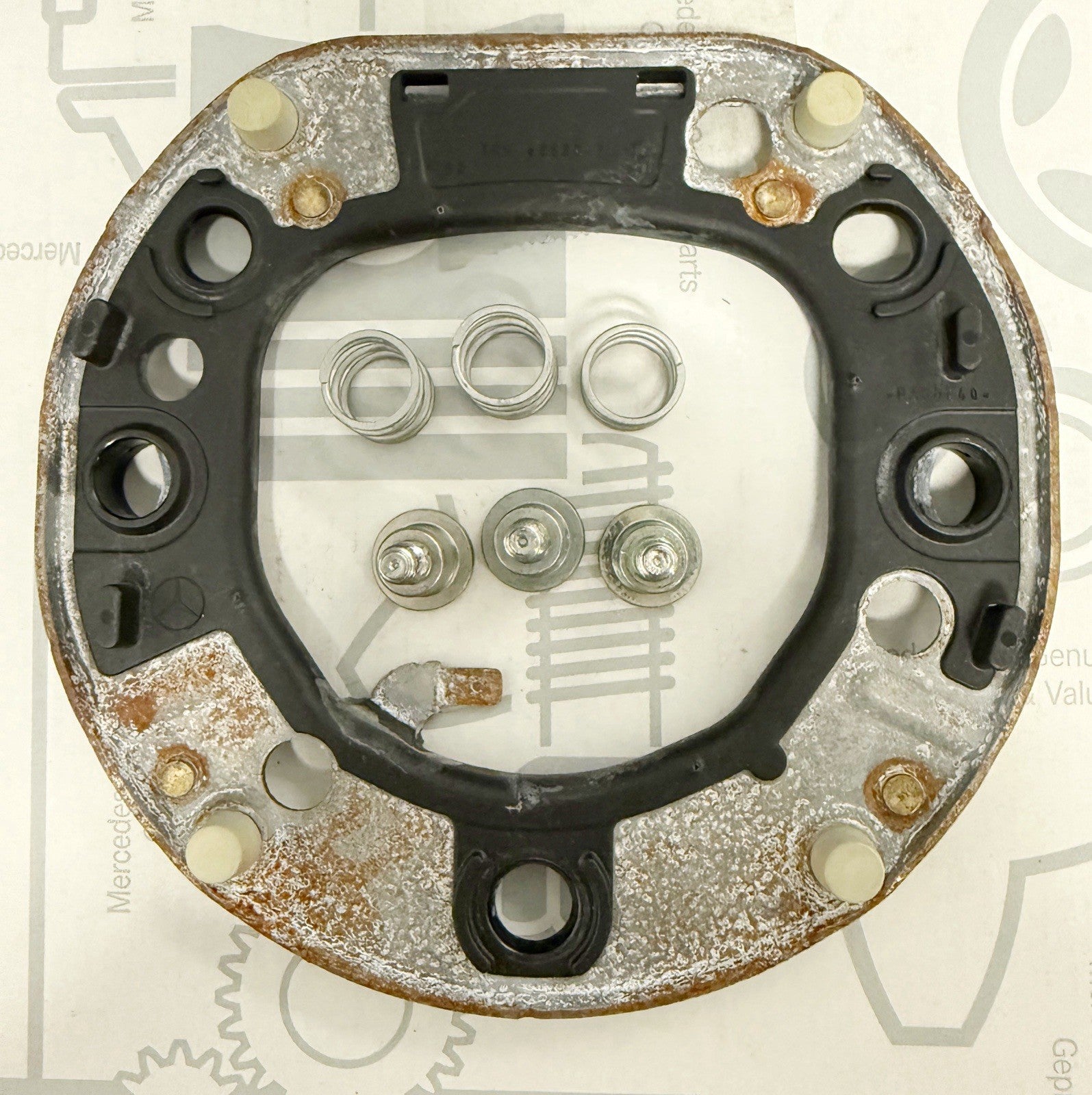 OEM MERCEDES 2019~2024 C E CLS CLA GLA GLE GLS G S STEERING WHEEL CONTACT PLATE