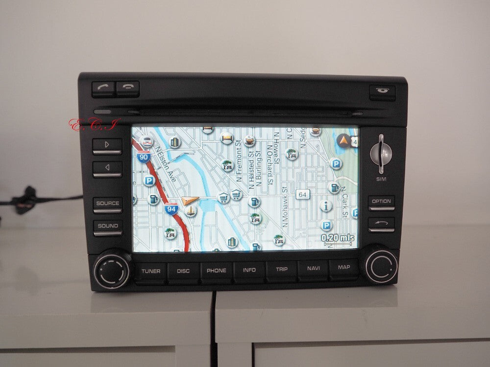 09-12 OEM 997 Porsche 911 CARRERA CAYMAN BOXSTER PCM3 Navigation Radio XM 6 DISC