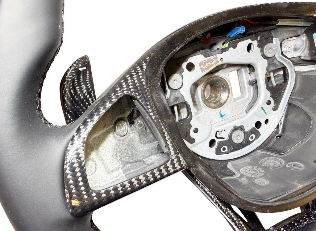 GENUINE MERCEDES CLS63 C63 S63 GLE63 GLS63 CLA45 E63 CARBON FIBER STEERING WHEEL